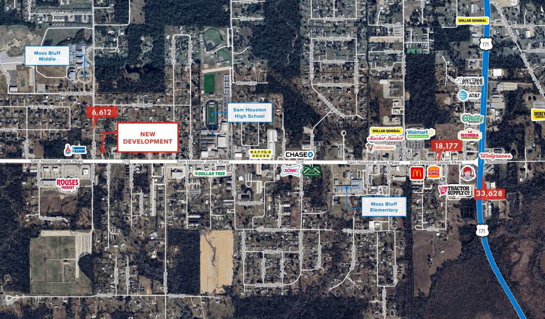 Moss Bluff Retail Center — photo 2