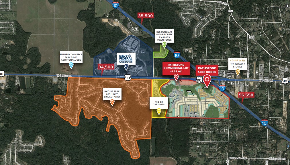 Lot 2 | 1.34 acres - Pathstone Subdivision - W Nine Mile Rd — photo 2