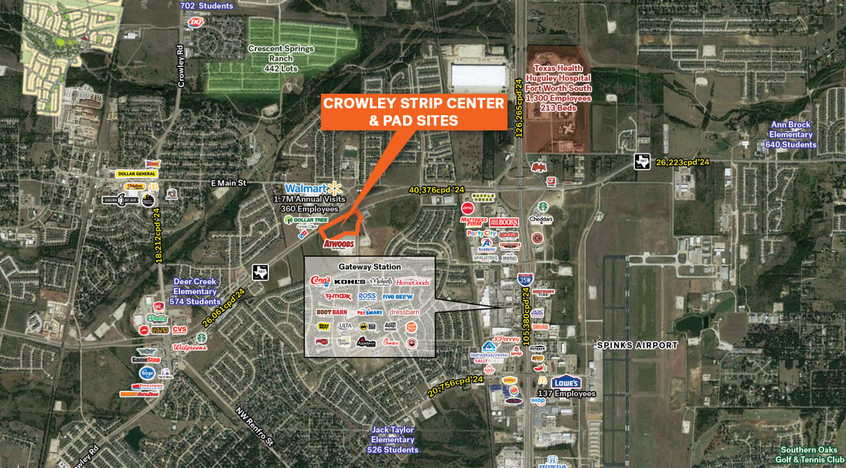 Crowley Strip Center & Pad Sites — photo 2