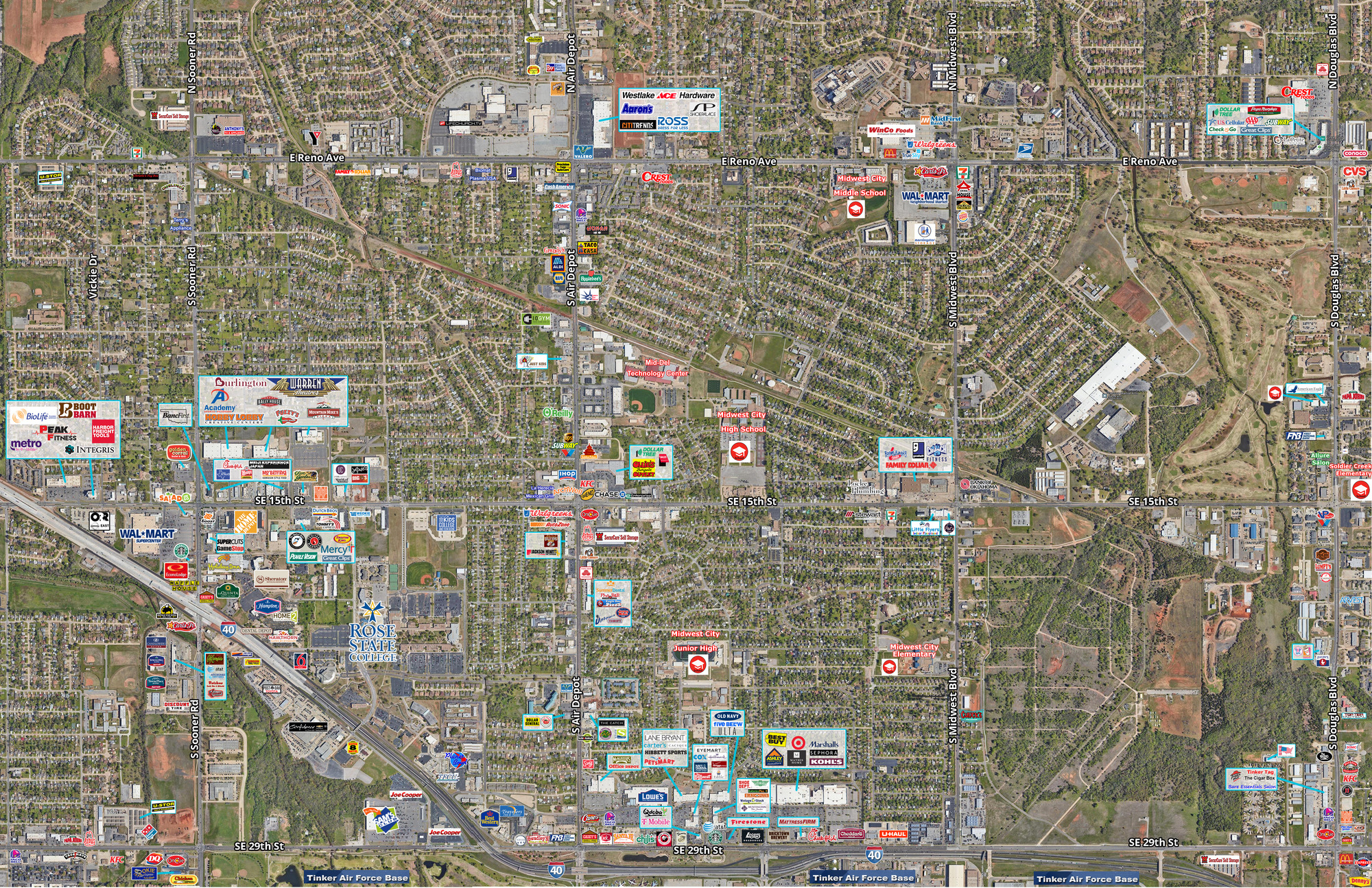 Town & Country Center | 100-200 N Air Depot Blvd — photo 7